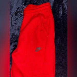 Red Nike Tech Sweats